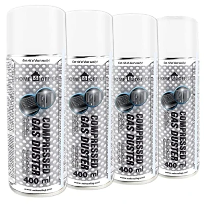 Afbeelding van Compressed Gas Duster 4x AABCOOLING Home&amp;Office 400ml K2, Computer Duster, Can for PC, Accessories, Air in a Can, Keyboard Cleaner, Air, Electronics, Camera and Photo Cleaners NL
