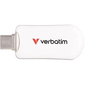 Afbeelding van Verbatim 30228 USB flash drive 64 GB Type C 3.2 Gen 1 (3.1 1) Wit