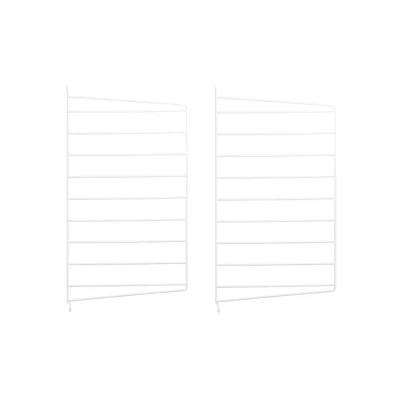 Afbeelding van String wandpaneel wit, 50x30 cm, 2 pack