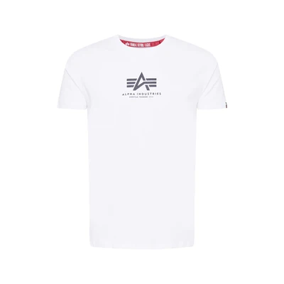 Afbeelding van Alpha Industries Tshirt print, Heren, Maat: Medium, White