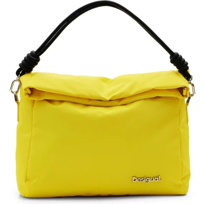 Afbeelding van Desigual Multiposition Padded Handtas, Dames, Maat: One Size, Yellow