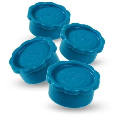Afbeelding van GRÄWE Deksel voor Sodastream glazen flessen Penguin en Crystal, set van 4 flesdeksels, absoluut dicht deksel, turquoise