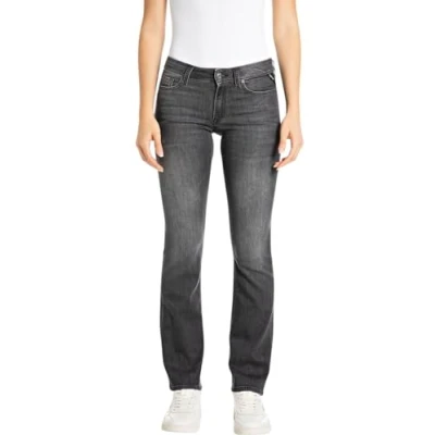 Afbeelding van Replay New Luz Bootcut Powerstretch denim jeans voor dames, 097, donkergrijs, 32W x 30L