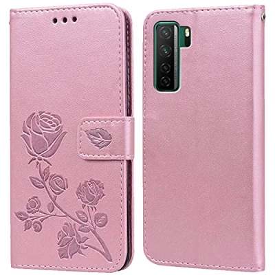 Afbeelding van Hoesje voor Huawei P40 Lite 5G Hoes,Standfunctie,Kaartenvak,Siliconen beschermhoes,klaphoes telefoonhoesje Case Cover 5G(6.5&quot;)