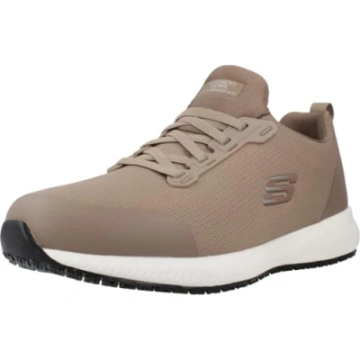 Afbeelding van Skechers Heren Squad SR Myton gezondheidszorg professionele schoen, Taupe, 7 UK, 41 EU