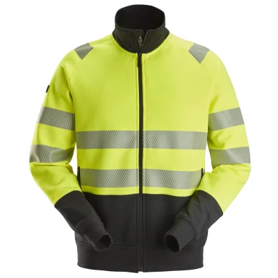 Afbeelding van Snickers 2835 High Vis Klasse 2, Jack met Rits Visibility/Zwart Geel