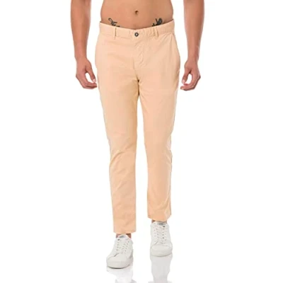 Afbeelding van Redbridge Herenbroek, chinobroek, vrijetijdsbroek, casual, business, stretchbroek, beige, 32W / 34L