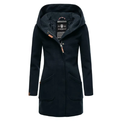 Afbeelding van Marikoo Maikoo Halflange jas, Dames, Maat: Small, Dark navy