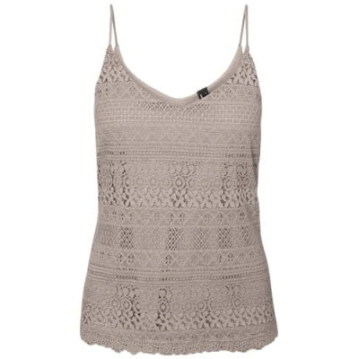 Afbeelding van VERO MODA Vrouwelijk onderhemd VMHONEY LACE Singlet EXP, maansteen, S
