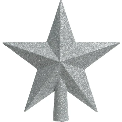 Afbeelding van Piek kerstboom (Ster, Zilver)