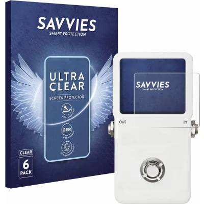Afbeelding van Savvies Screenprotector voor TC Electronic POLYTUNE Folie Beschermfolie transparant (6 Stuks)