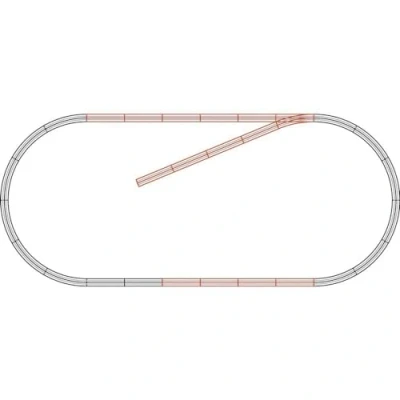 Afbeelding van Roco 61101 H0 geoLINE (met bed) set