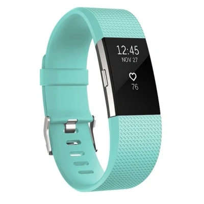 Afbeelding van Fitbit Charge 2 sportbandje Maat: Small Mint groen