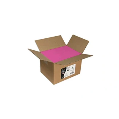 Afbeelding van Clairefontaine 55652C doos met 200 enveloppen, formaat C5 (16,2 x 22,9 cm) 120 g/m² kleur roze fuchsia, uitnodiging evenementen en overeenstemming serie pollen premium papier glad