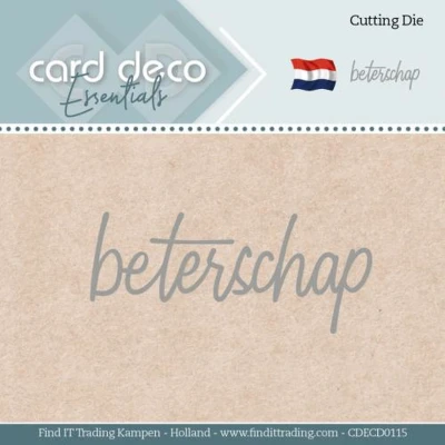 Afbeelding van Card Deco Essentials Dies Beterschap