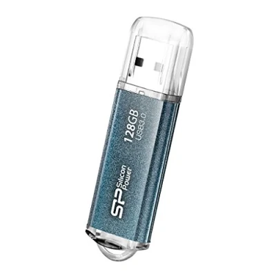 Afbeelding van Silicon Power SP128GBUF3M01V1B 128GB geheugenstick USB 3.0 blauw