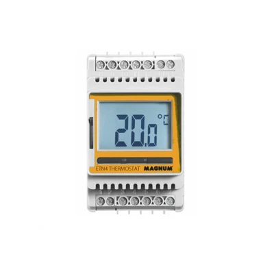 Afbeelding van Magnum etn 4 digitale din rail thermostaat 20 70 graden 16a 230 volt 892551