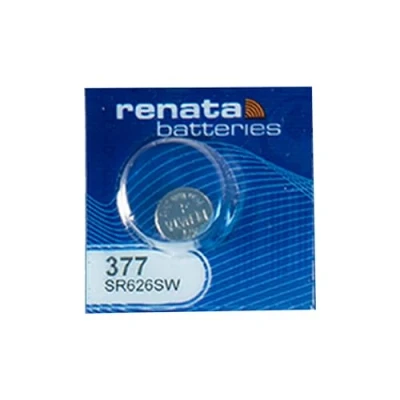 Afbeelding van Renata horlogebatterij MP E 377 SR626SW, 60% meer vermogen, 1 verpakking