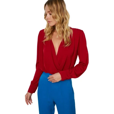 Afbeelding van Trendyol Vrouwen Standaard mouw Cache coeur Body