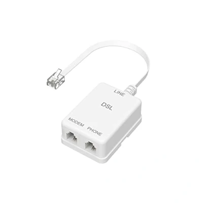Afbeelding van Hama ADSL filter jackplug 6p 4c / 2 bussen