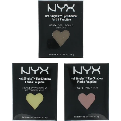 Afbeelding van NYX Hot Singles Refill Set B Oogschaduw (set van 3)
