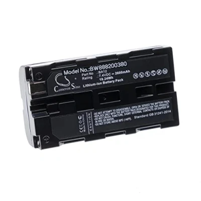 Afbeelding van vhbw 1 x accu compatibel met Line 6 Variax gitaren, Standard, JTV James Tyler Variax, Shuriken gitaar (2600 mAh, 7,4 V, Li Ion)