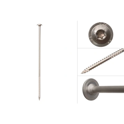 Afbeelding van Tellerkopschroeven RVS 8.0 x 250 mm Torx 40 Per Stuk