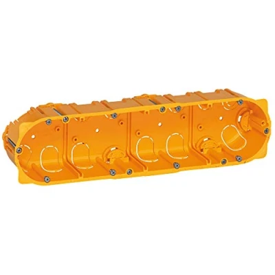 Afbeelding van Legrand 080054 viervoudige inbouwdoos / BATIBOX wanddoos, 4 F T = 50MM