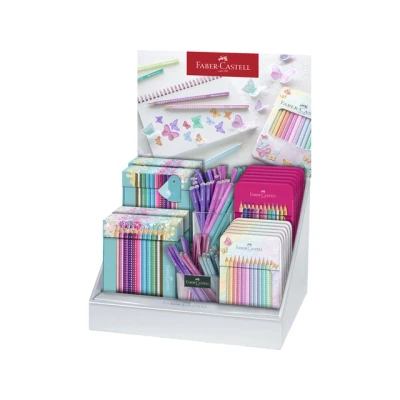 Afbeelding van Kleurpotloden Faber Castell Sparkle display 124 stuks