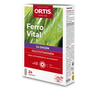 Afbeelding van Ortis Ferro Vital Multivitaminen Tabletten 24TB