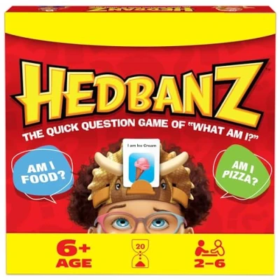 Afbeelding van Devine Tête Classique Jeu De Société Famille Bandeaux et Devinettes Devinez L’illustration La Carte Qui Est Sur Votre Cartes Version Française Enfant 6 Ans +