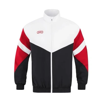 Afbeelding van JAKO Vest Retro Zwart/wit/rood