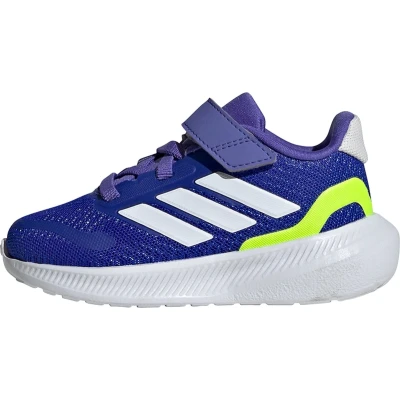 Afbeelding van adidas Sportswear Runfalcon 5 Sneakers laag lucid blue cloud white lemon voor kinderen, Maat: 22,
