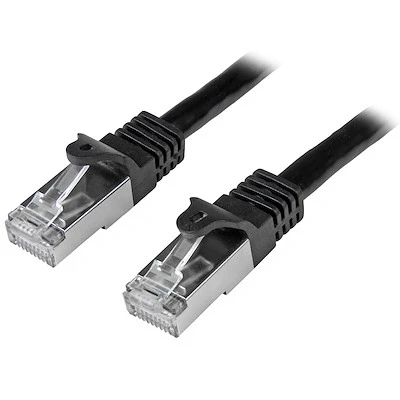 Afbeelding van StarTech Cat6 netwerkkabel Shielded (SFTP) 0,5m zwart patchkabel