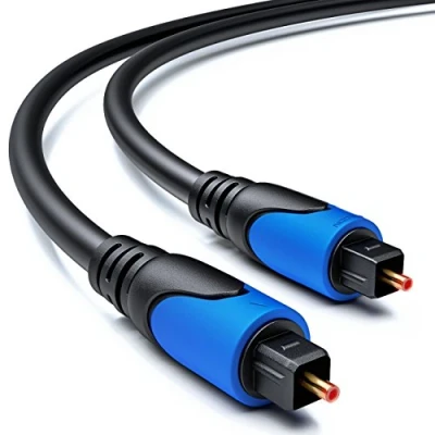 Afbeelding van deleyCON 0,5m Optische Digitale Audiokabel SPDIF 2x Toslink Connector Kabel LWL Glasvezelkabel