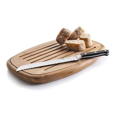 Afbeelding van LACOR 60491 Broodsnijplank, bamboe, 40 x 27 3 cm,Beige