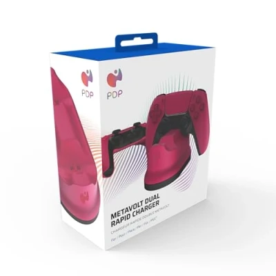 Afbeelding van PDP Gaming Metavolt Dual Charger Red (PS5)