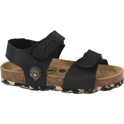 Afbeelding van Develab Sandalen voor kinderen, Maat: 27, Zwart Leer