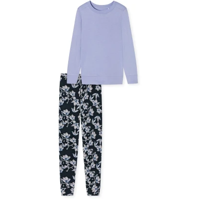 Afbeelding van Schiesser Contemporary SET Pyjama, Dames, Maat: 48, Navy
