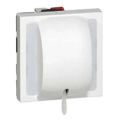 Afbeelding van Legrand trekschakelaar mosaic impulsschak wissel 6a 2mod met steekklemmen wit 077044