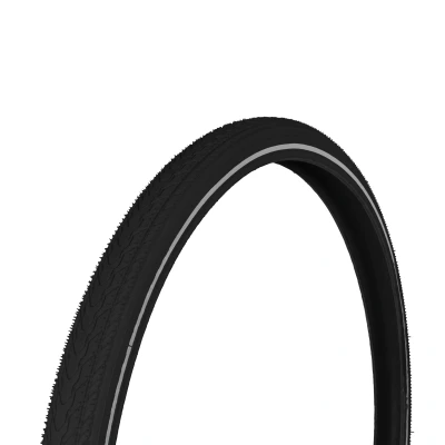 Afbeelding van Dresco Anti Lek Buitenband Traveller 28 x 1.75 (47 622) Reflectie Zwart 5250460