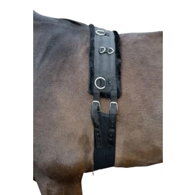 Afbeelding van HKM Longeersingel Teddy Zwart/zwart Pony