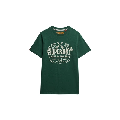 Afbeelding van Outdoor Flock T shirt met Relaxte Pasvorm Green Grootte: Xxl