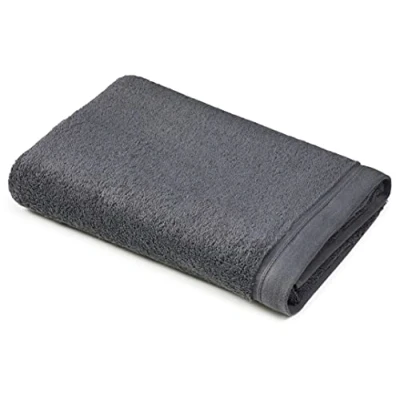 Afbeelding van Sowel® Premium badhanddoek 70 x 140 cm, handdoek van 100% biologisch katoen, gemaakt in Portugal, antraciet