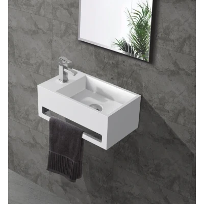 Afbeelding van Saniclear Bali solid surface fontein 36x20cm links