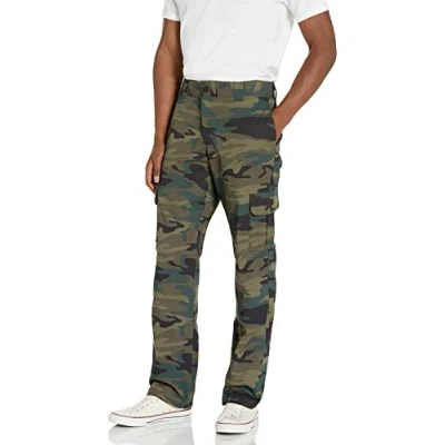 Afbeelding van Dickies Cargobroek, elastisch, normale pasvorm, casual, voor heren, Groene camouflagejager, 34W x 30L