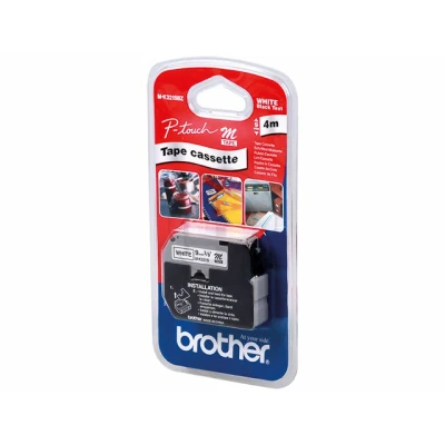 Afbeelding van M k221sbz Brother P touch 9mm Zwart Op Wit per 5