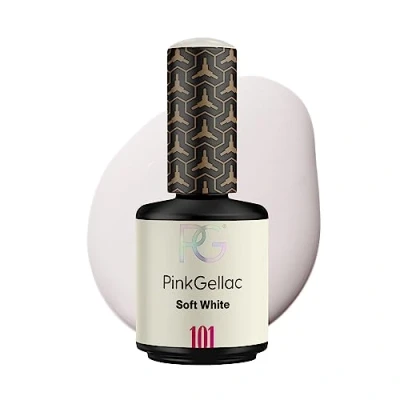 Afbeelding van Pink Gellac 101 Soft White gel nagellak 15 ml
