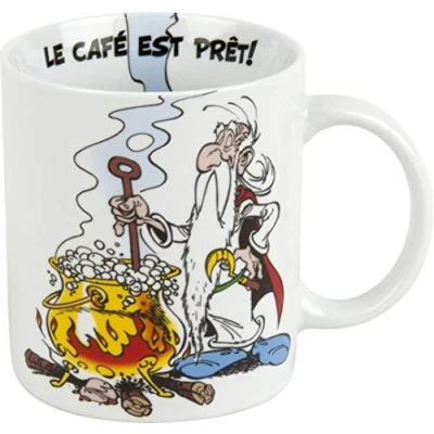 Afbeelding van Asterix en Obelix Mok Konitz Le cafe est pret! aardewerk