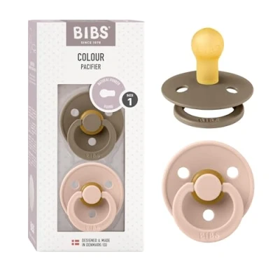 Afbeelding van BIBS Fopspeen Boheme Dark Oak/Blush 0 6mnd 2st